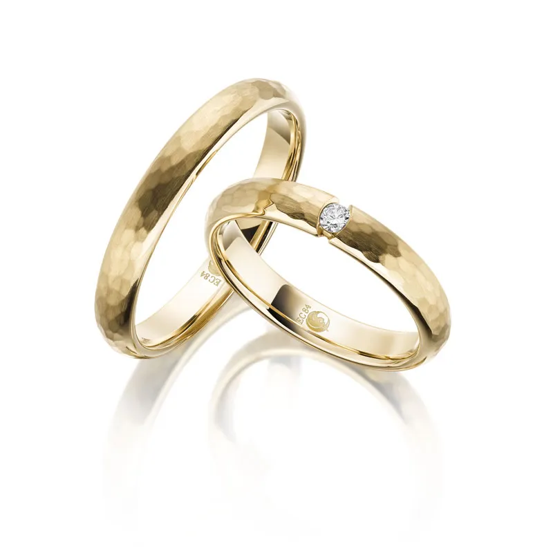 Eheringset in gelbgold